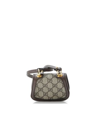 Blondie NM Card Case Wallet with Strap GG Coated Canvas