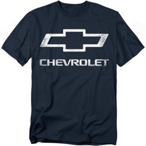 Мужская футболка Corvette Chevrolet Logo, цвет: Тёмно-синий