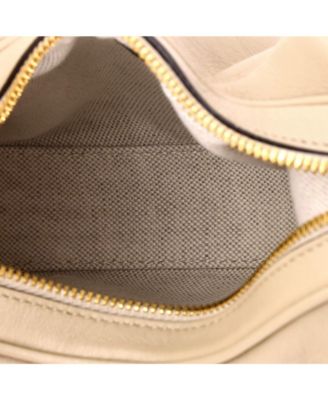 Small Attache Shoulder Bag Leather