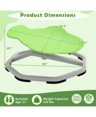 Kids Sensory Swivel Chair with 360 Degree Spinning Base