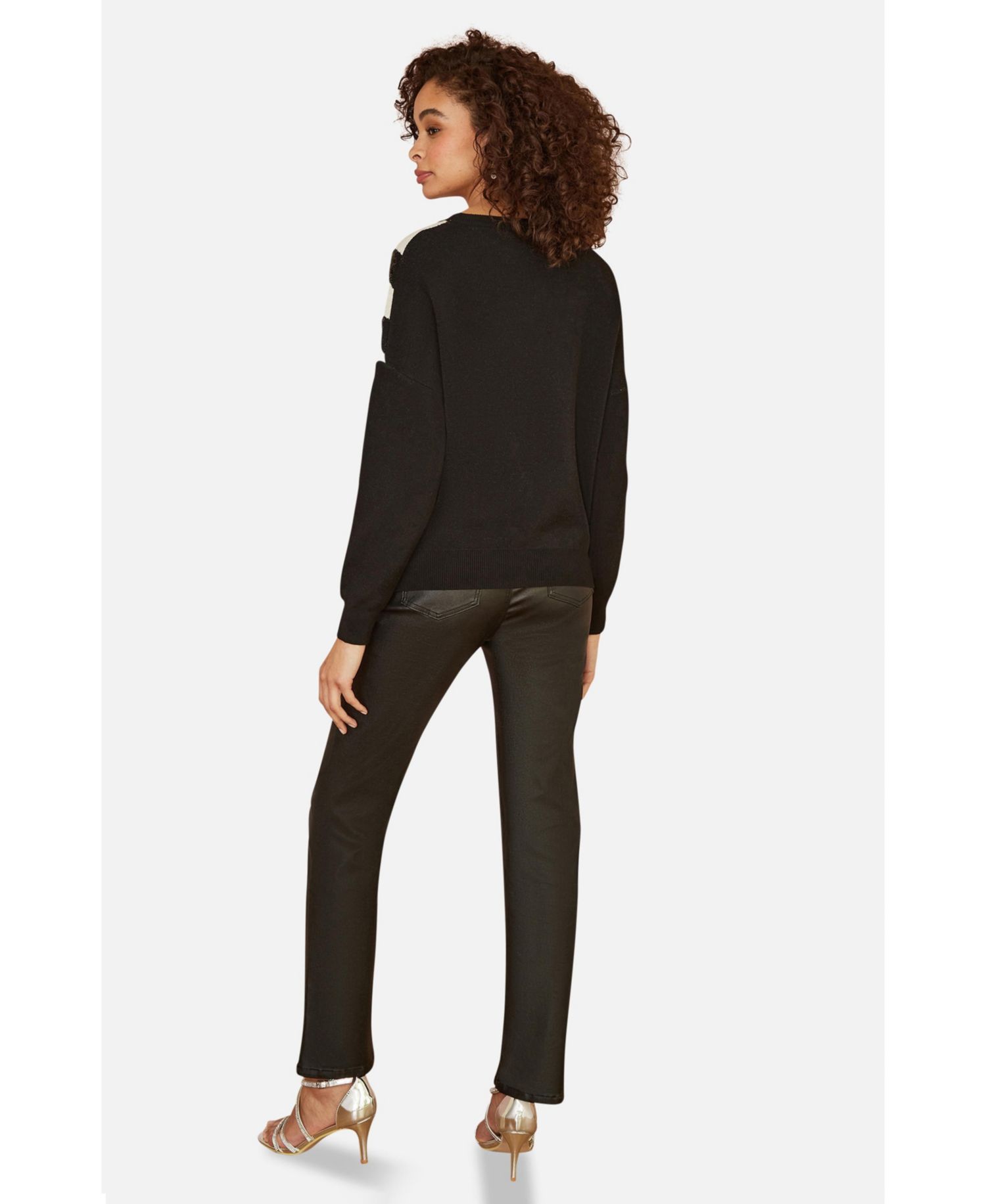 Women's Sequin Embellished Knitted Jumper