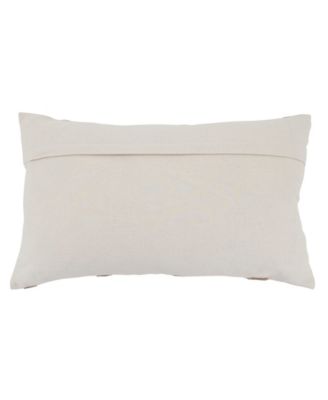 Textured Jute Stripe Decorative Pillow, 12" x 20"