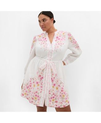 Women's Elia Blue Patrice Print Mini Dress