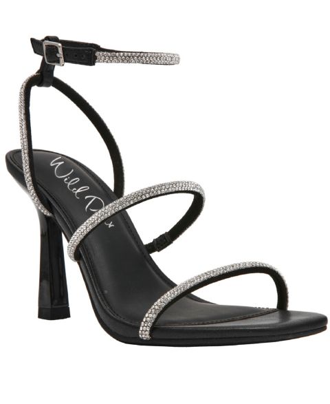 Женские сандалии Wild Pair Louudd Open Toe Evening, цвет: Чёрный