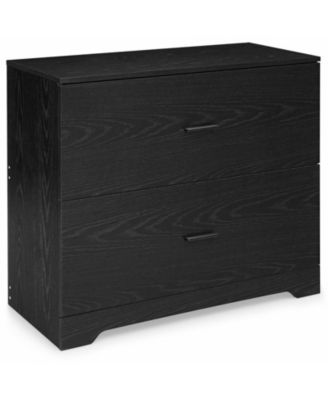 Two Drawer Lateral File Cabinet with Adjustable Hanging Bars