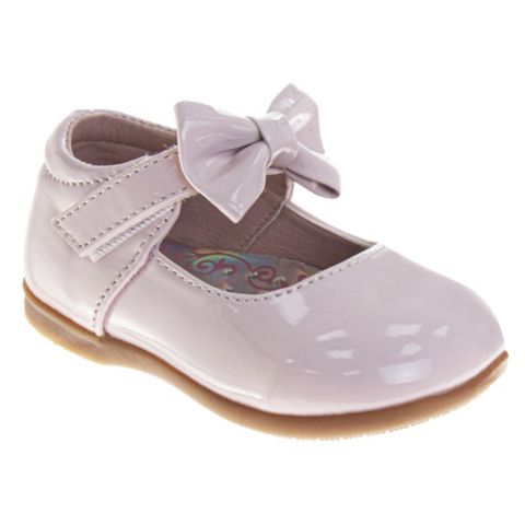 Обувь Josmo Mary Jane Dress Shoes Classic Style with Bow Detail для девочек, цвет: Пудровый лаковый