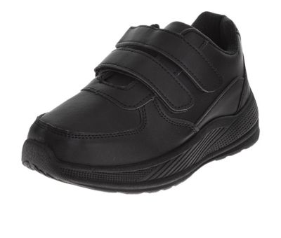 Little Girls School Sneakers Comfortable Uniform Approved Everyday Wear Durable Tread Velcro Closure (Little / Kid)
