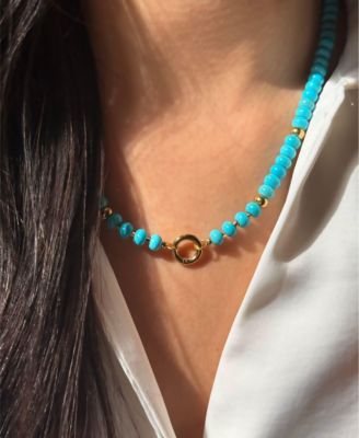 Raya Gemstone Beaded Necklace