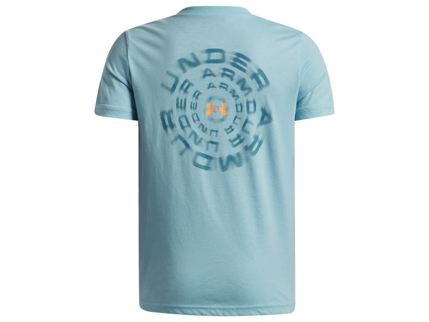 Футболка Under Armour Short-Sleeve T-Shirt для мальчиков, цвет: Синий мглистый — фото 2