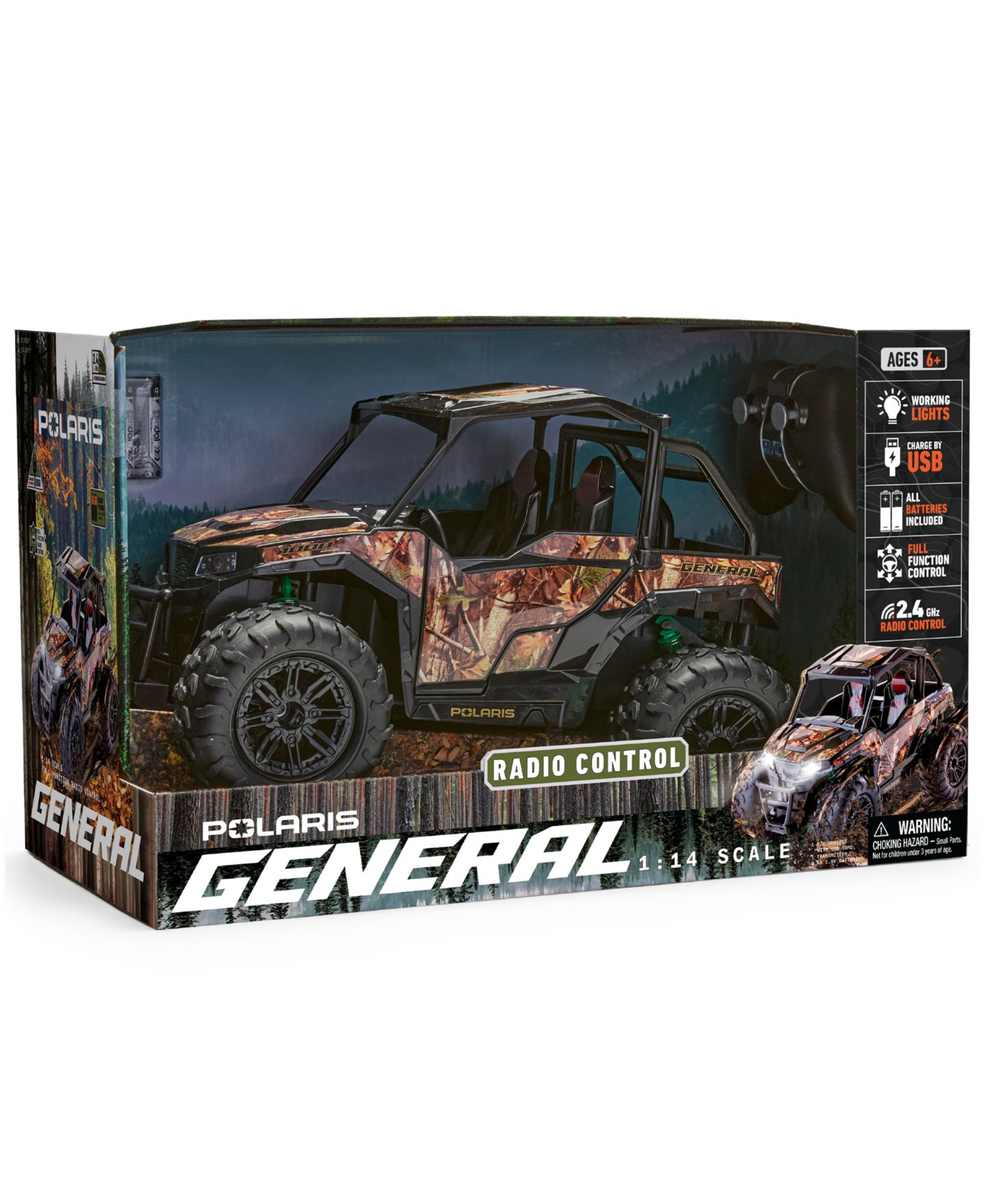 Детская игрушка Sharper Image Polaris General 1:14 Scale RC Vehicle — фото 3