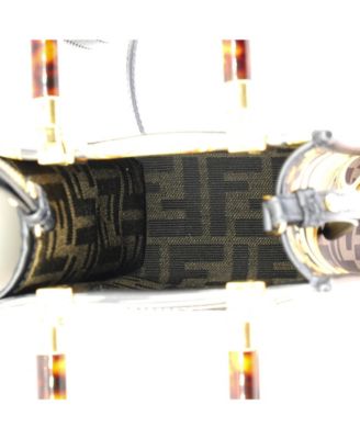 Mini x Versace Fendace Convertible Sunshine Shopper Tote Printed Laminated Leather