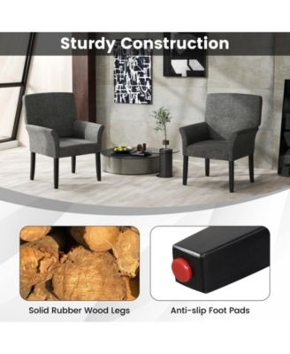 Executive Guest Chair with Armrests for Reception Areas