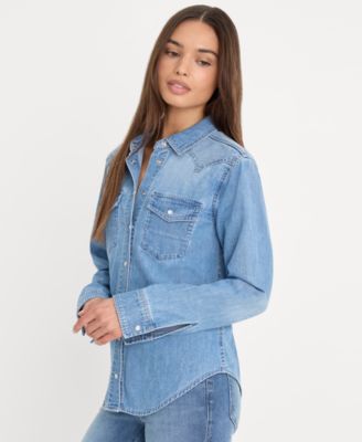 Women's Dolly Slim-Fit Long-Sleeve Denim Shirt