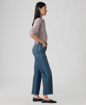 Women's Mid-Rise Straight-Fit Jeans