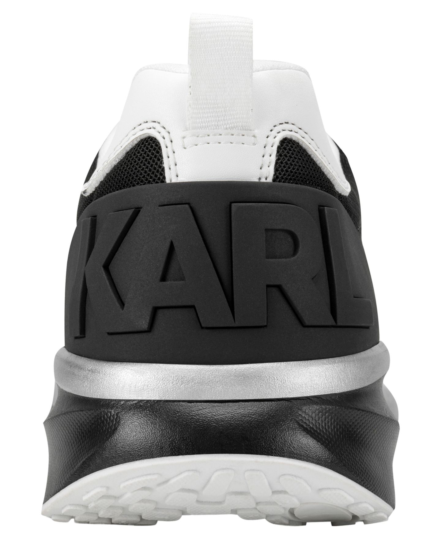 Мужские кроссовки KARL LAGERFELD PARIS Karl Lagerfeld Lace-Up Runner Logo, цвет: Чёрный — фото 3