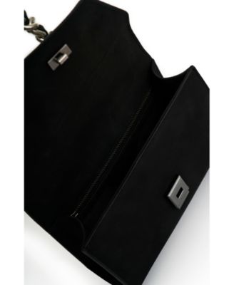 Lili Two Foil Leather Crossbody Bag