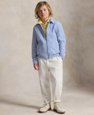 Boys' 8-20 The Bayport Point-Collar Seersucker Jacket