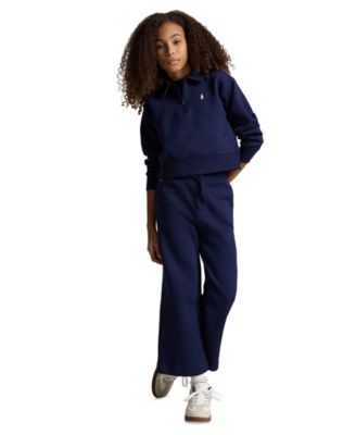 Girls' 7-16 Collared Boxy Sweater