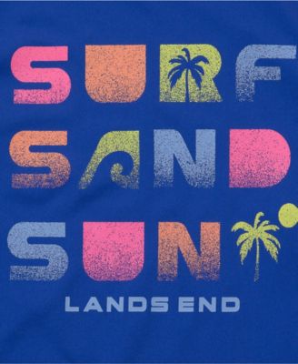 Big Girls Plus Chlorine Resistant Long Sleeve Crew Neck Rash Guard