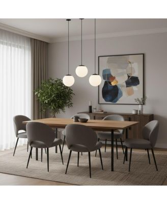 10-inch Diameter Etched Glass Globe Integrated LED Pendant