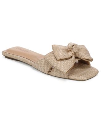 Women's Jazminn Bow Slip-On Slide Flat Sandals