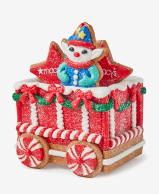 100th Thanksgiving Day Clay Train Car with Elf