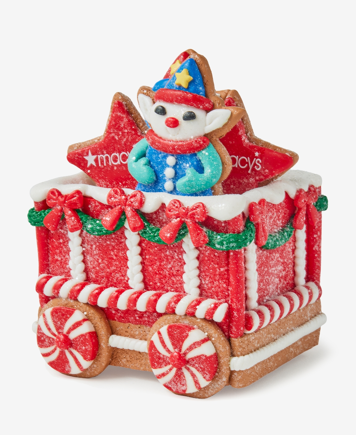 Macy's 100th Thanksgiving Day Clay Train Car with Elf, Macy's Exclusive