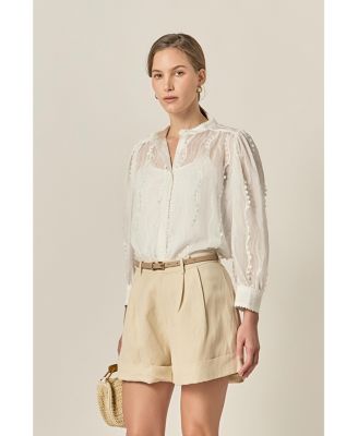 Women's Heart Trim Blouse