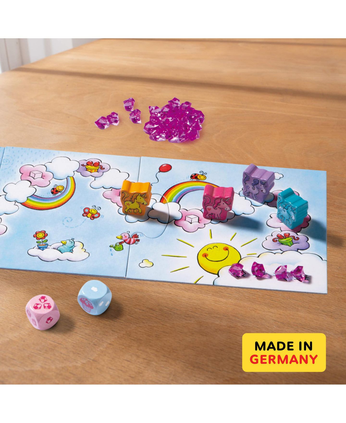 Детская настольная игра Haba Unicorn Glitterluck Board Game, Ages 3+, цвет: Розовый — фото 6