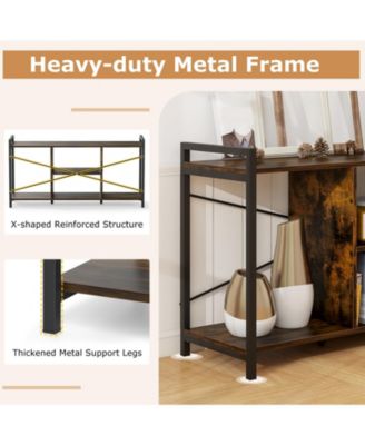 Industrial TV Stand for TVs up to 55 in Entertainment Center