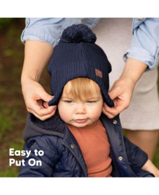 Muff Baby Beanie, Baby Hat for Baby Boys, Girls, Winter Hats for Kids, Newborn, Infant, Toddler 0-36 months