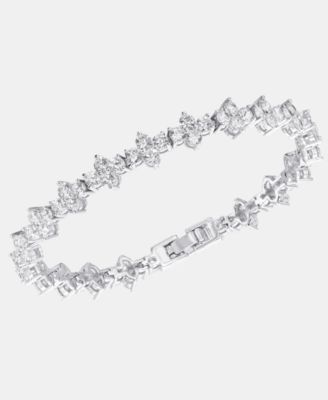 Cubic Zirconia Tennis Flex Bracelet