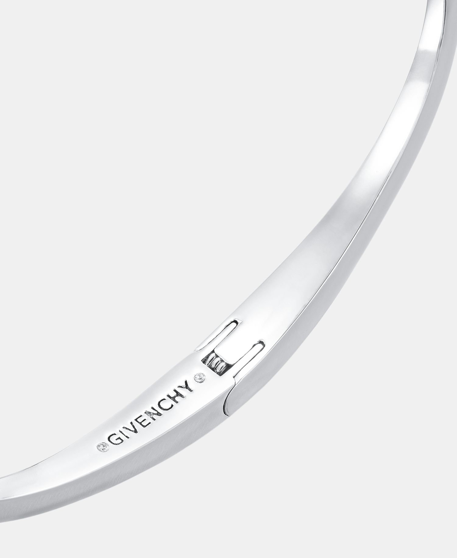 Cubic Zirconia Bypass Bangle Bracelet