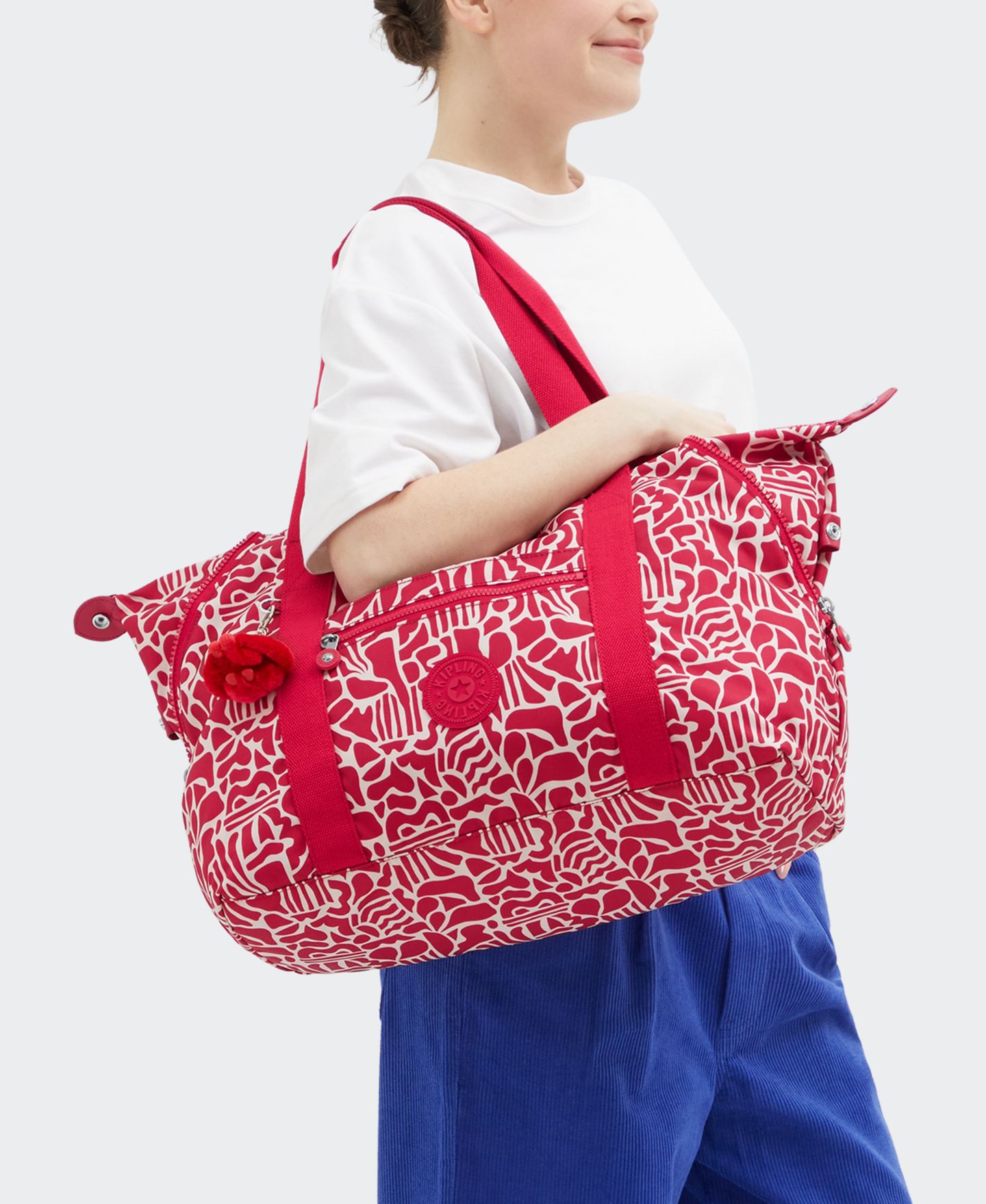 Женская сумка Kipling Art Medium Travel, цвет: Shape Cocktail — фото 3