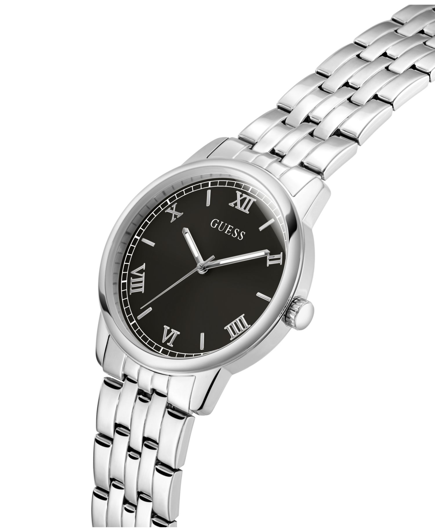Men's Silver-Tone Analog Watch, 40mm