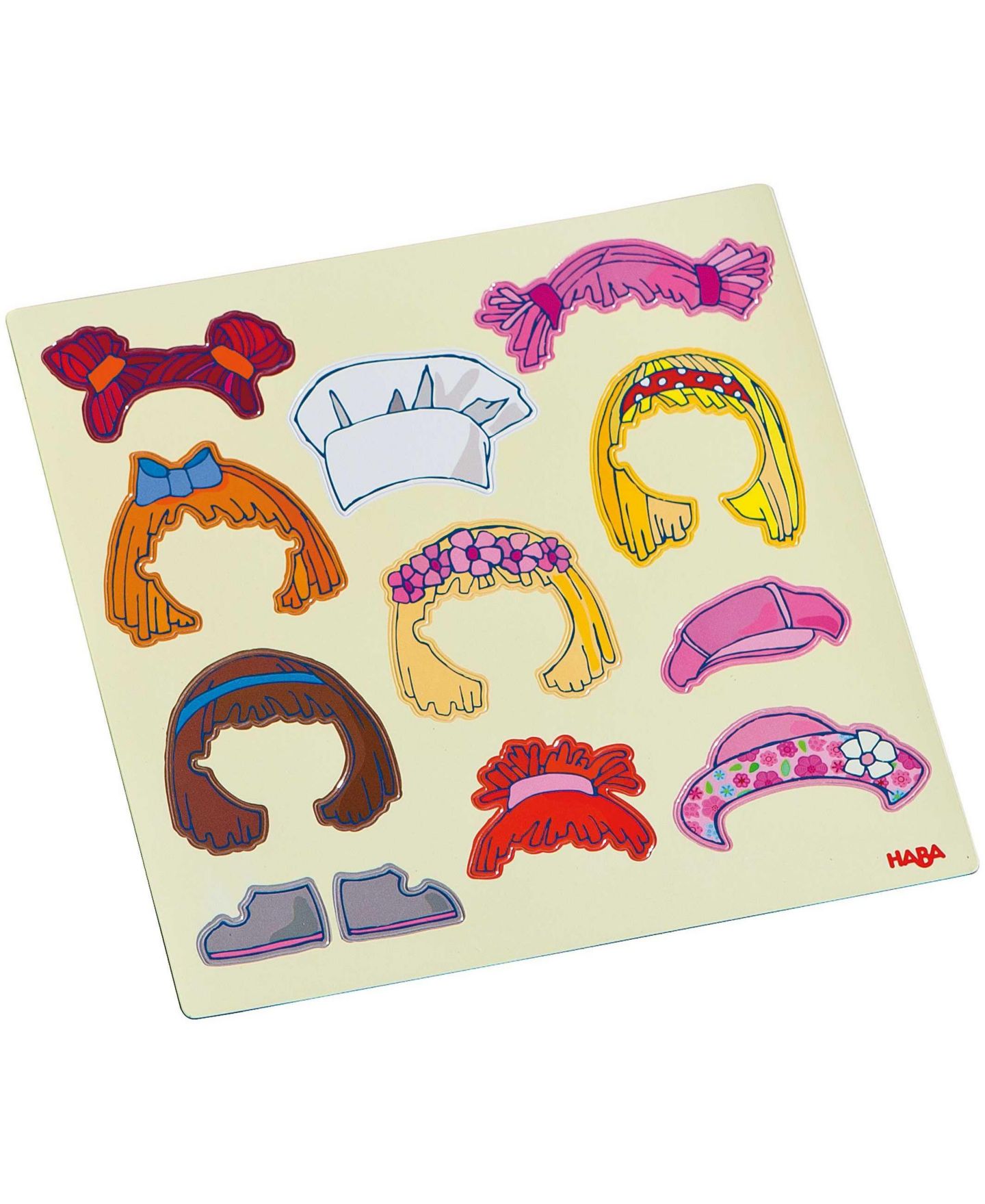 Детские игрушки Haba Lilli Magnetic Travel Dress-Up Activity, 54-Piece Set, Ages 3+ — фото 8