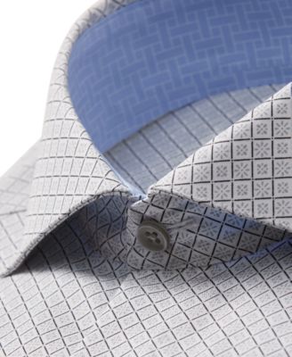 Ted Baker Men's Round Cuff Slim Fit Dress Shirt