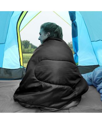 Two Person Waterproof Sleeping Bag with Two Pillows