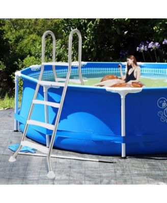 75.6" A-Frame Above Ground Pool Ladder for Pools up to 55