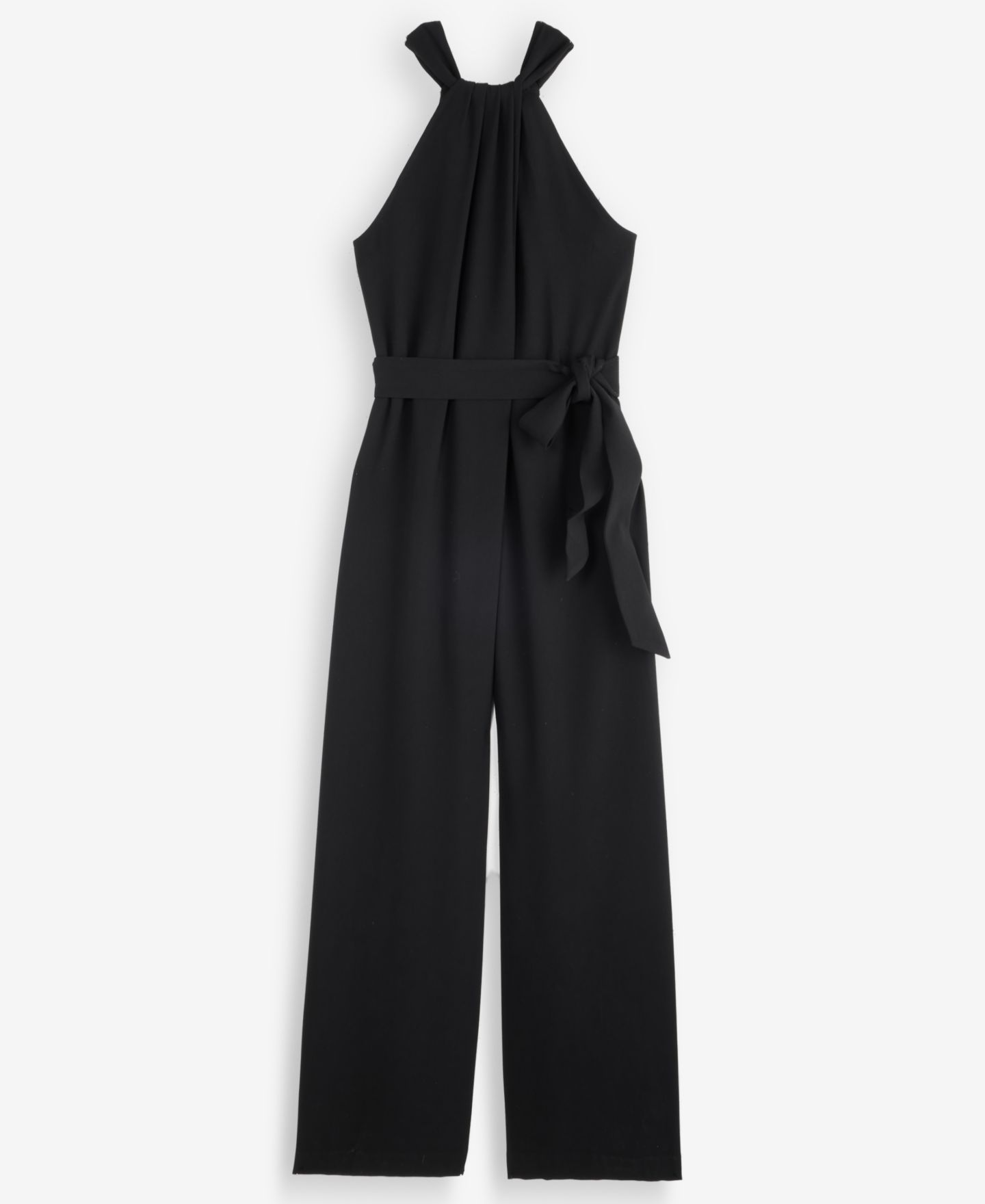 Женский комбинезон I.N.C. International Concepts Halter-Neck Sleeveless Wide-Leg Jumpsuit, цвет: Глубокий чёрный — фото 6