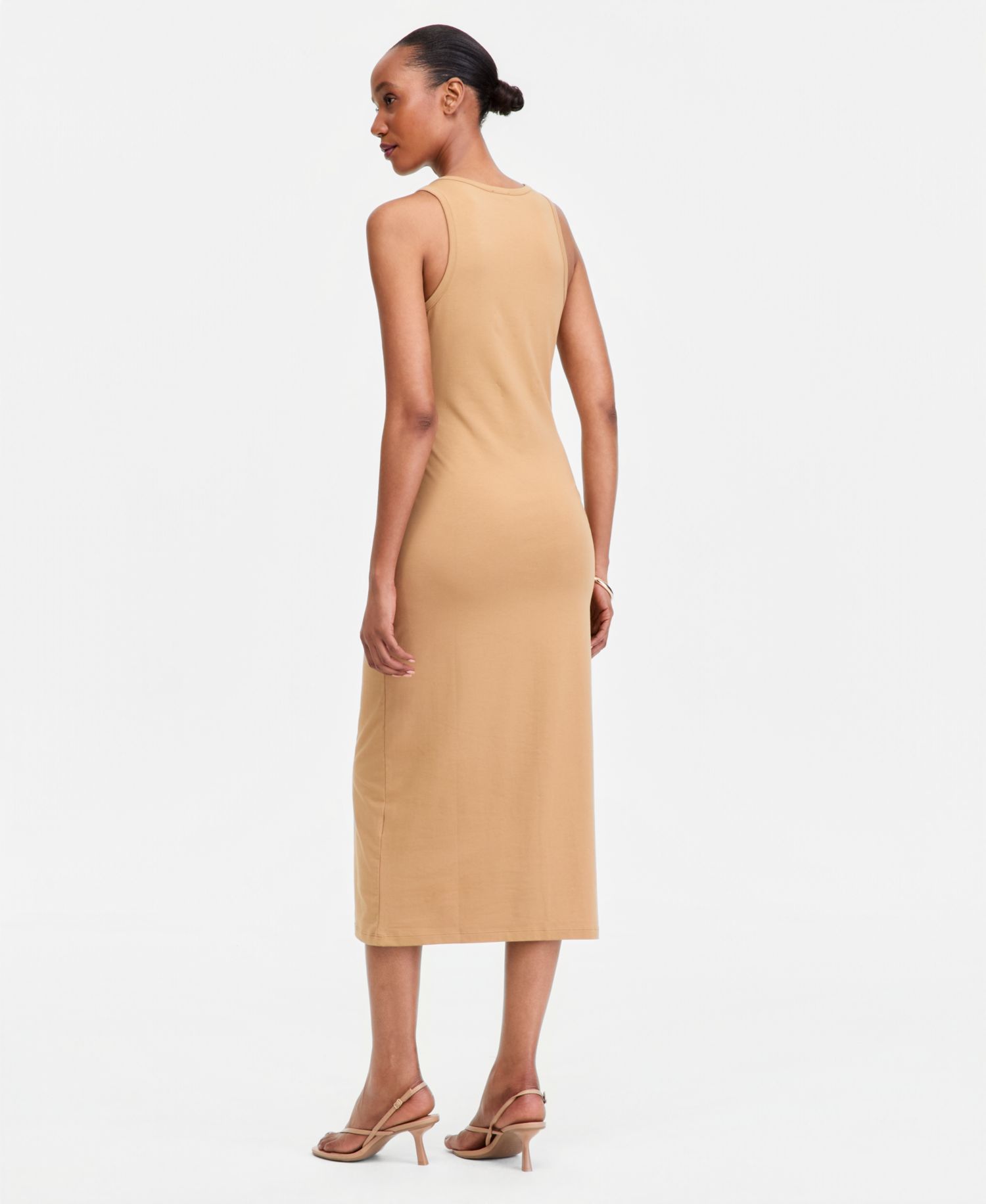 Women's Hardware-Strap Knit Midi Dress