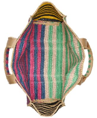 Silver-Tone Hardware Large Nessa Tote Handbag