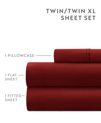 Style Simplified 3-Pc. Sheet Set, Twin