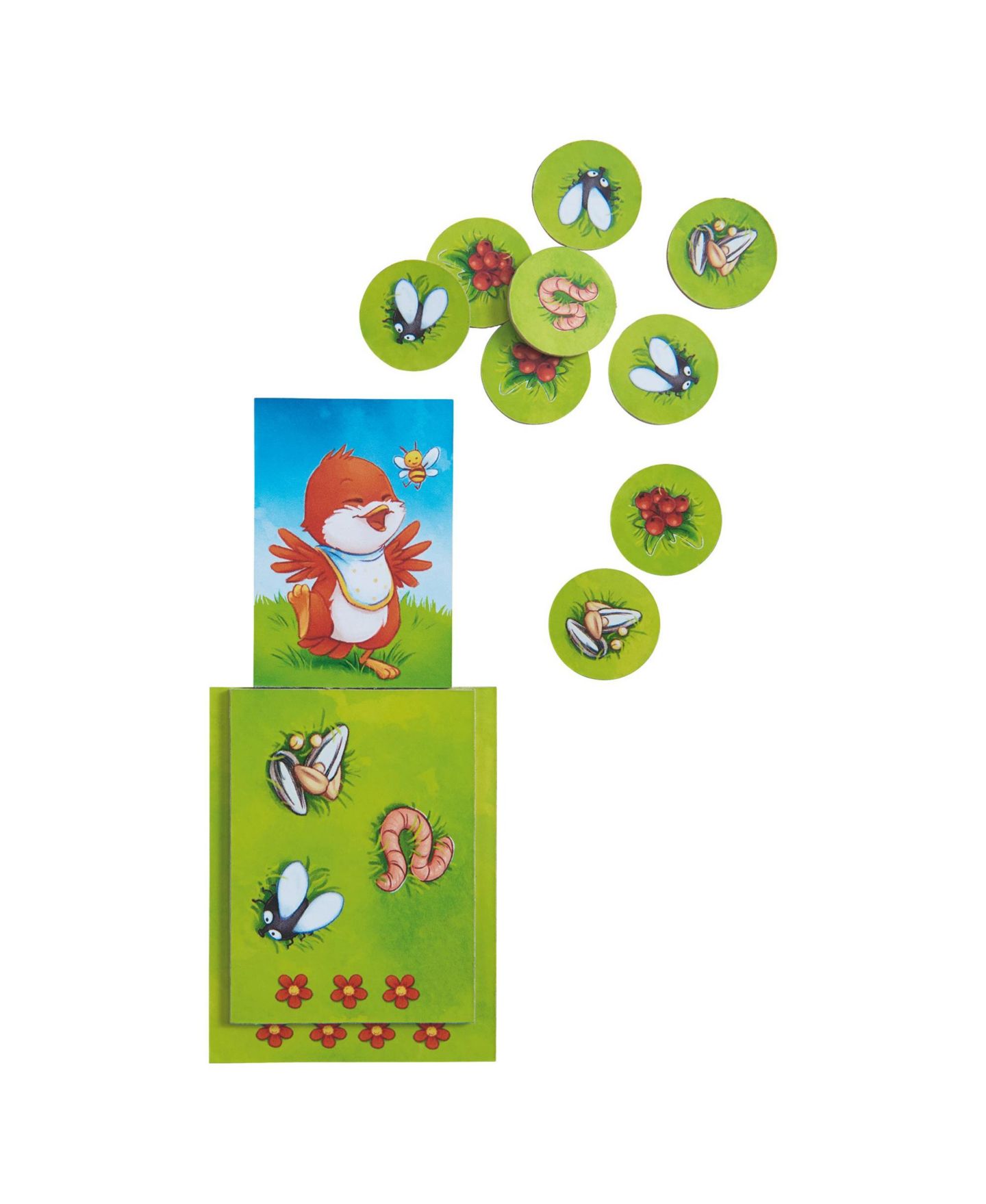 Детские настольные игры Haba Little Bird, Big Hunger Board Game, Ages 3+ — фото 3