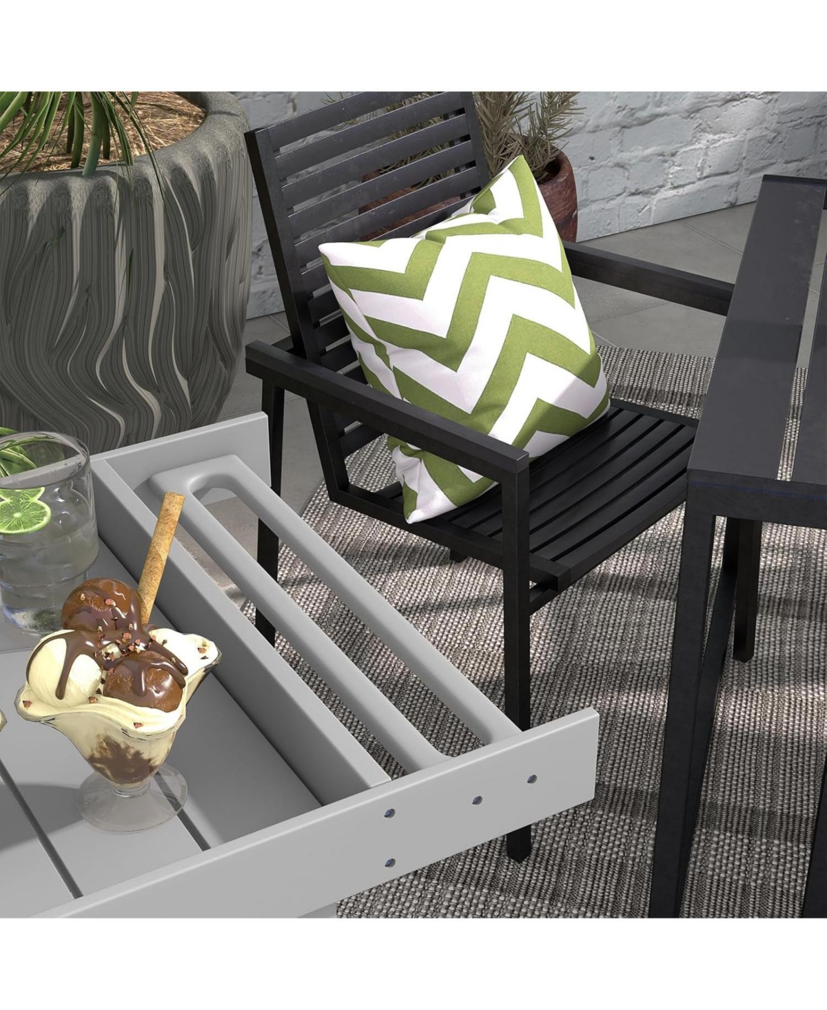 gaomon Utility Rolling Service Cart, 2-Tier Kitchen Food Cart for Home, Office, Warehouse, 500lb Capacity, Easy Maneuver