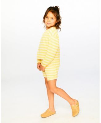Little Girls Striped Shorts