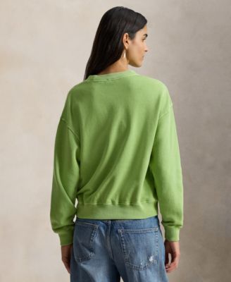 Women's Lightweight Fleece Crew Neck Sweatshirt