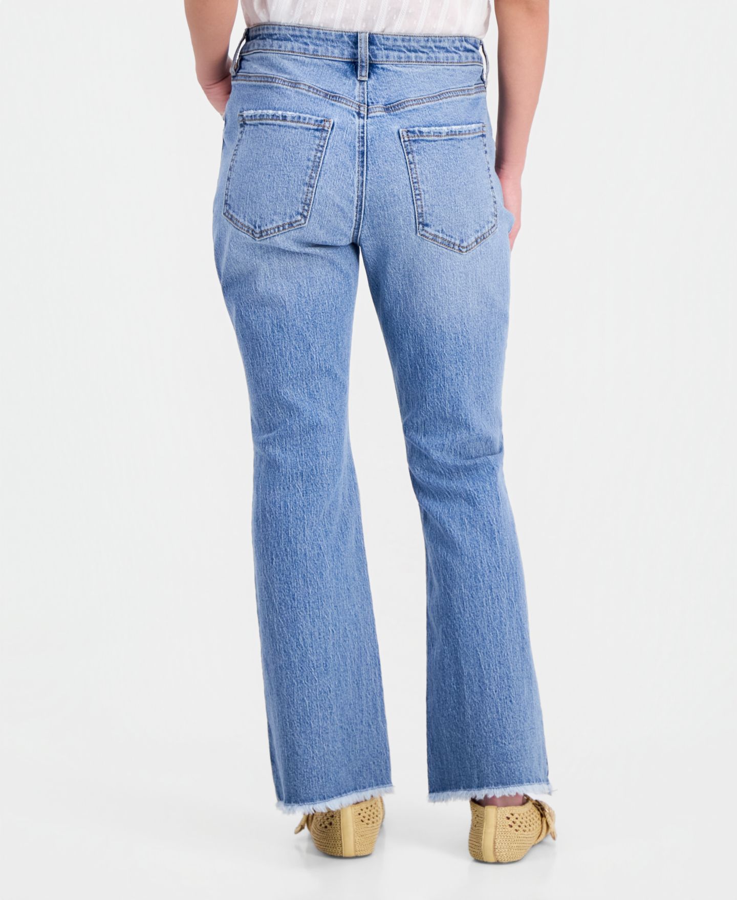 Женские джинсы And Now This Petite Embroidered Bootcut, цвет: Milena — фото 2