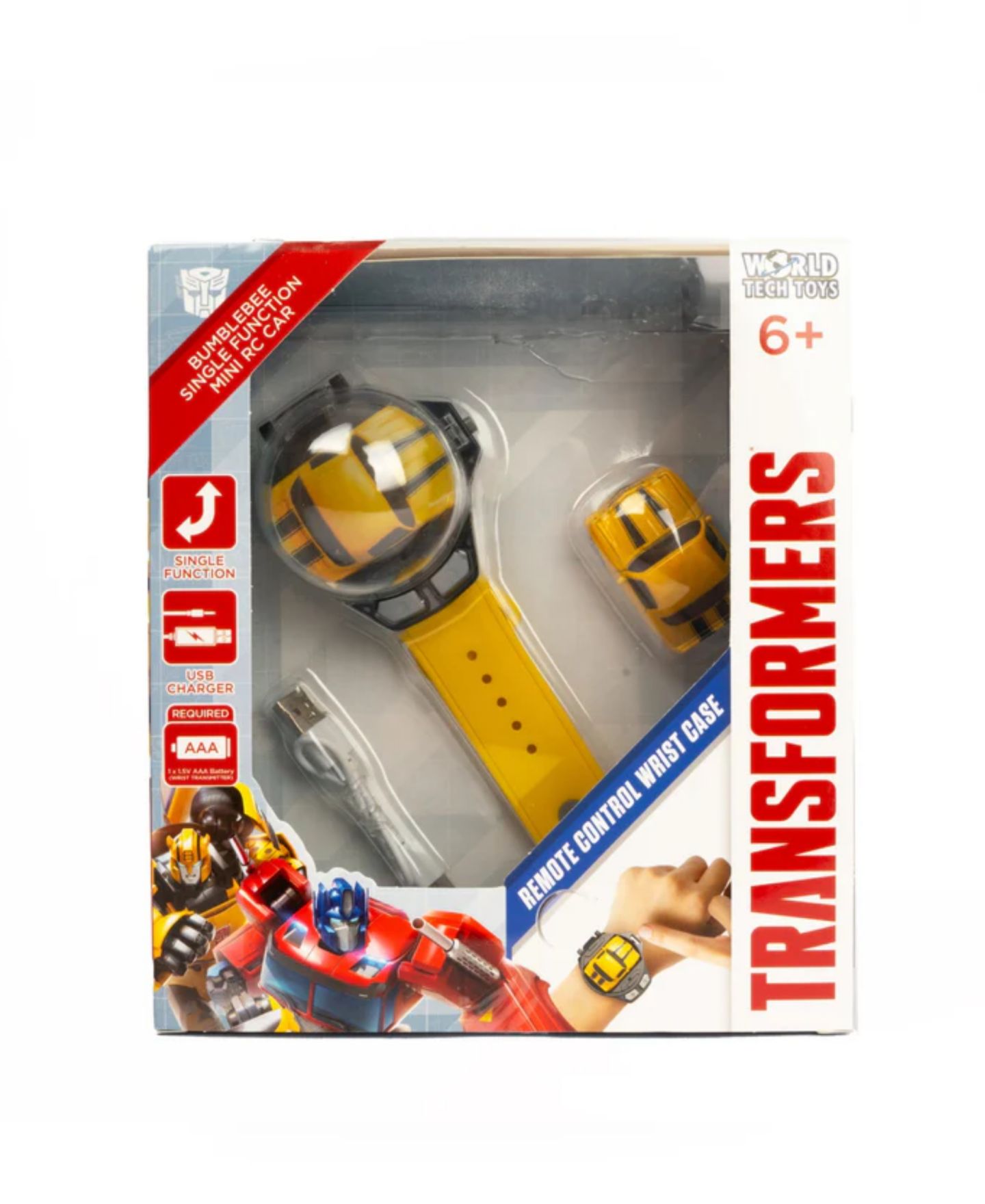 Детская игрушка World Tech Toys Transformers Bumblebee Wearable Rechargeable Mini RC Truck — фото 1
