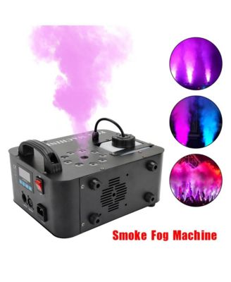 900W Party Fog Machine with RGB Lights and Remote Control  15000 CFM Output